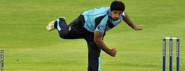 Scotland spinner Majid Haq