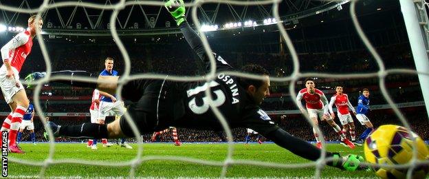 Andrej Kramaric scores for Leicester