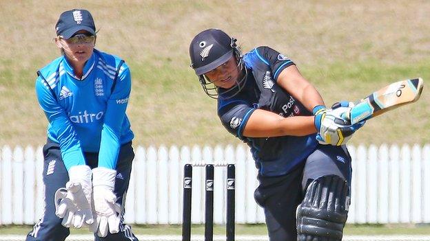 New Zealand captain Suzie Bates hits out against England