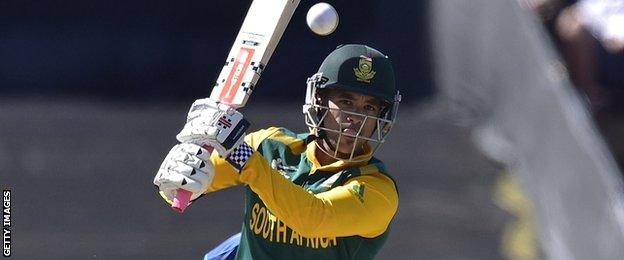 South Africa's JP Duminy