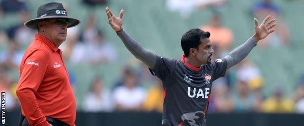 UAE spinner Nasir Aziz