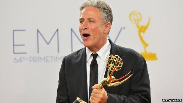 Jon Stewart at the 2012 Primetime Emmy Awards