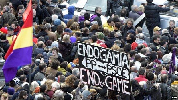 Podemos rally in Madrid