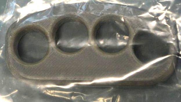 3D-printed knuckle duster