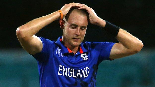 England's Stuart Broad