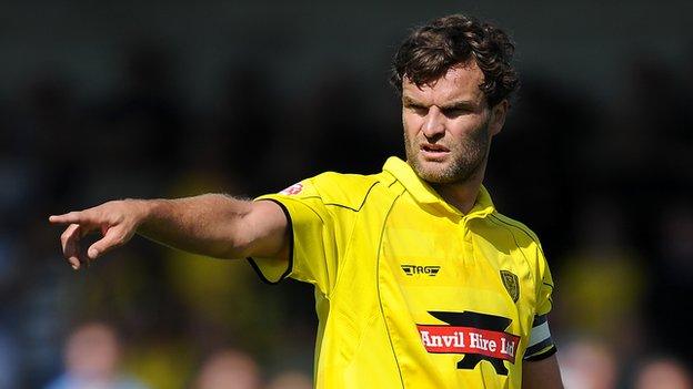 Ian Sharps, first signed on loan for AFC Telford United from Burton Albion in February