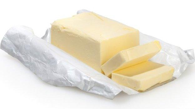 A block of butter