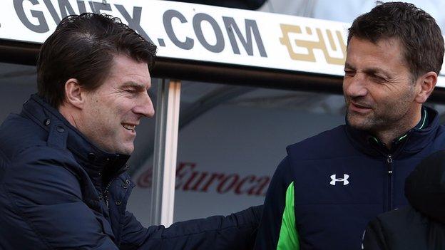 Michael Laudrup and Tim Sherwood