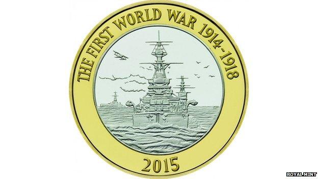 Royal Mint New £2 royal navy coin