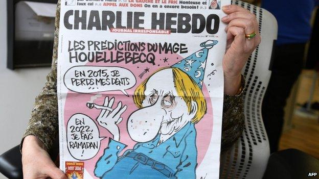 A cover of the Charlie Hebdo newspaper