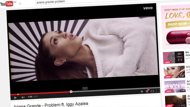 Ariana Grande on YouTube