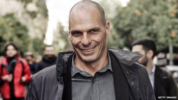 Yanis Varoufakis, Greece's finance minister