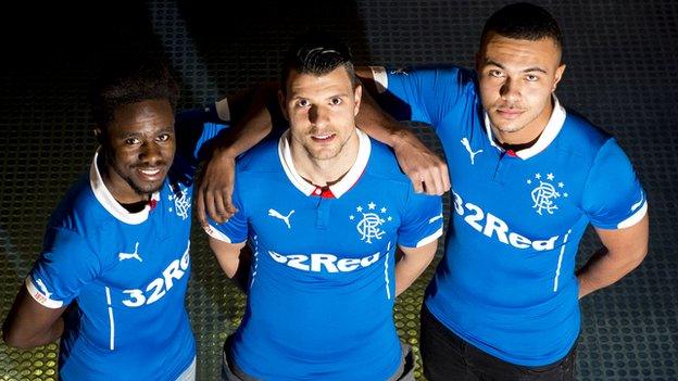 Gael Bigirimana, Haris Vuckic and Remie Streete signed for Rangers