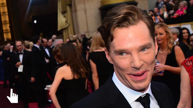 Benedict Cumberbatch at Oscars 2014