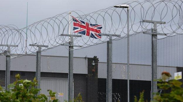 GCHQ behind barbed wire