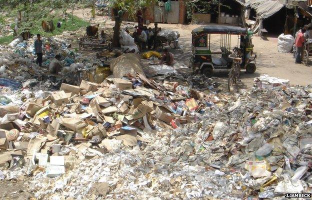 Indian recycling centre