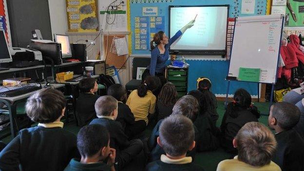 Primary school classroom