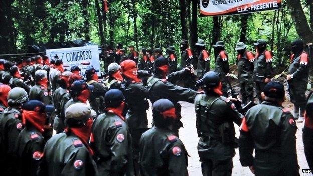 ELN fighters, 7 January 2015