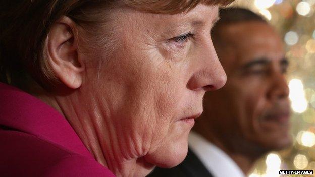 President Obama And German Chancellor Merkel Hold Joint Press Conference At White House