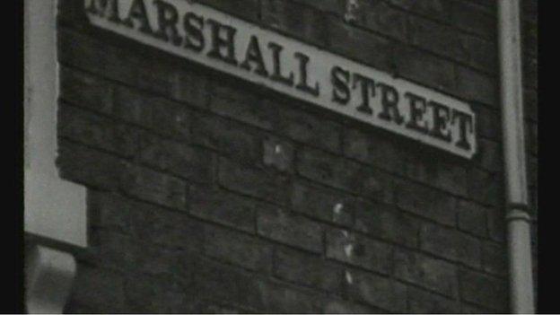 Sign for Marshall Street