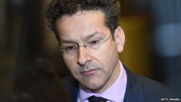 Eurogroup President and Dutch Finance Minister Jeroen Dijsselbloem