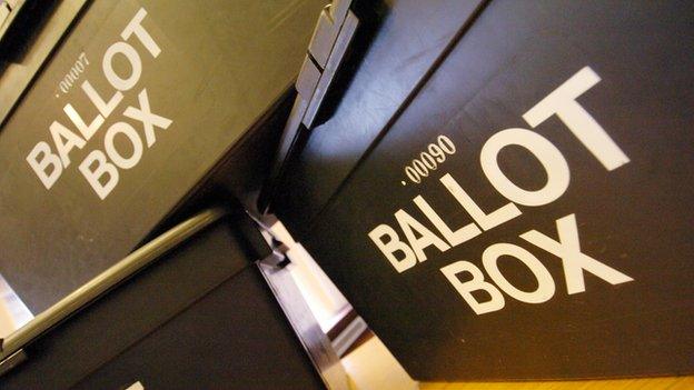 Ballot boxes