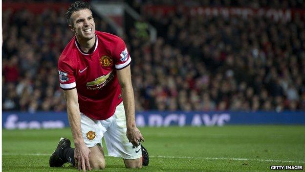 Man U player Robin van Persie