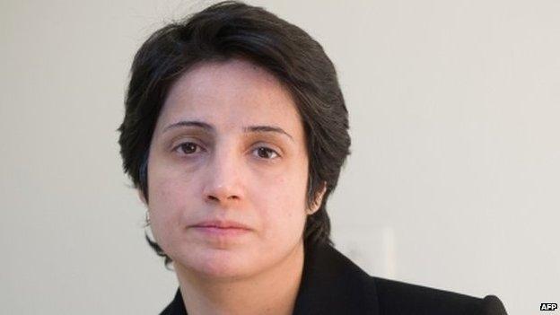 Nasrin Sotoudeh pictured in 2008