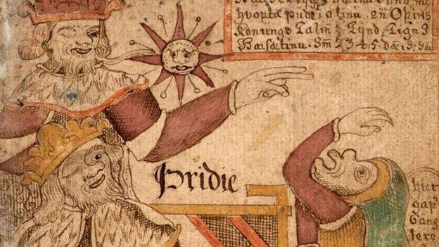 Manuscript of Prose Edda (Iceland, 1765-1766), from the Arni Magnusson Institute for Icelandic Studies via Wikipedia