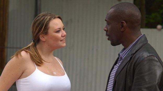 Janine Butcher and Paul Trueman