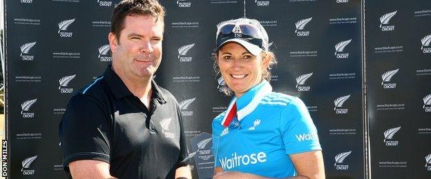 Charlotte Edwards was player of the match