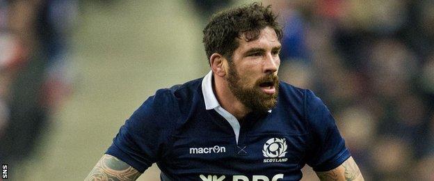 Scotland lock Jim Hamilton