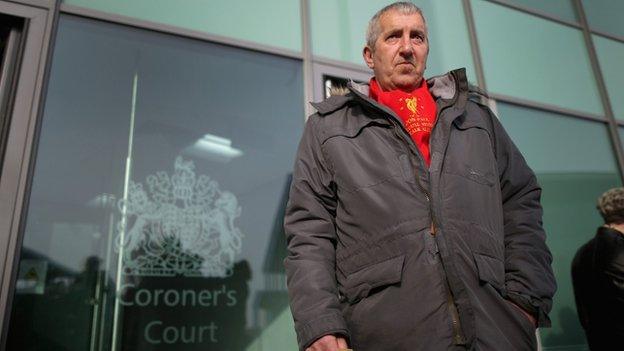 Ronnie Gilhooley, whose 10 year-old son Jon-Paul was killed in the Hillsborough tragedy