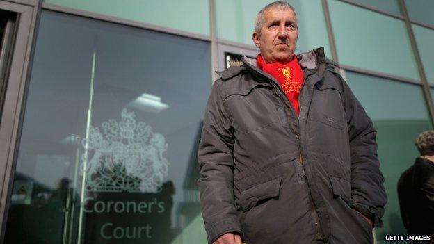 Ronnie Gilhooley, whose 10 year-old son Jon-Paul was killed in the Hillsborough tragedy