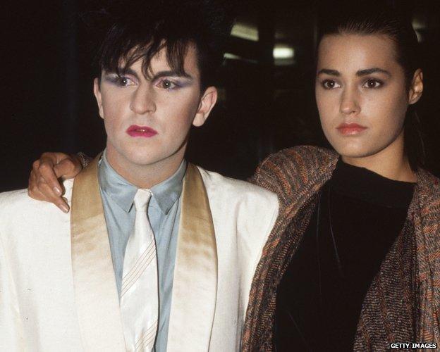 Steve Strange and Yasmin Le Bon