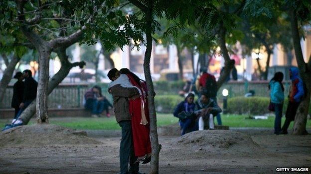 Valentine's Day is celebrated with mixed emotions in India as some right-wing hindu groups view the holiday as a cultural invasion on the Hindu way of life.