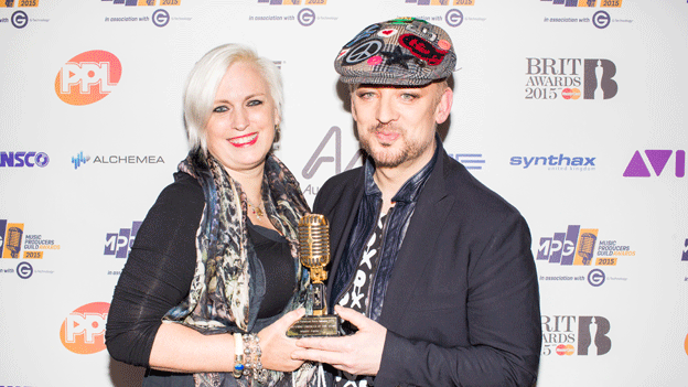 Mandy Parnell and Boy George