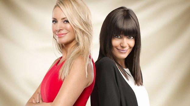 Tess Daly and Claudia Winkleman