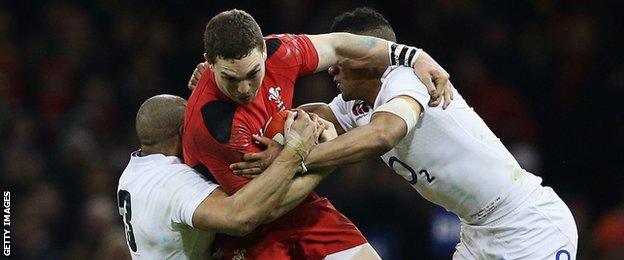 England players Anthony Watson and Jonathan Joseph