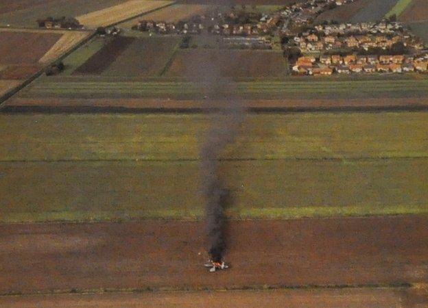 F-15 crash, Weston Hills, Lincolnshire