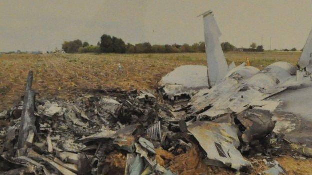 F-15 crash, Weston Hills, Lincolnshire