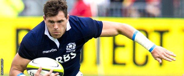 Scotland winger Sean Lamont