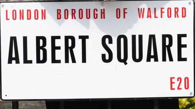 Albert Square sign