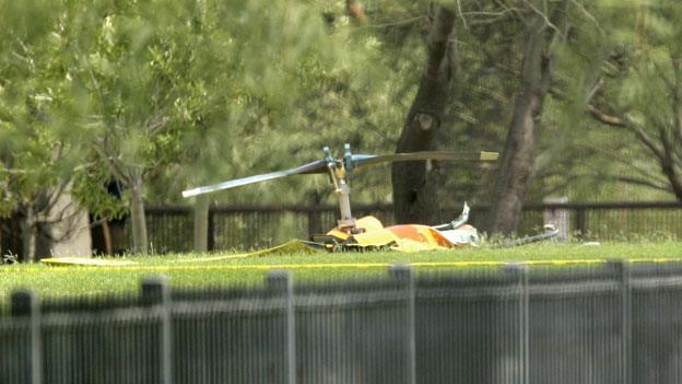 helicopter wreckage Phoenix, Arizona (2007)