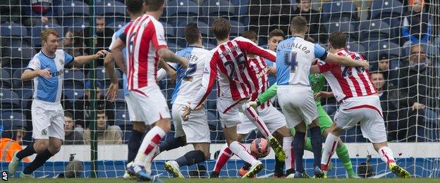 Stoke striker Peter Crouch