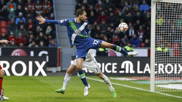 Wolfsburg's Bas Dost