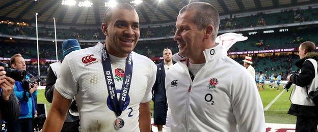 Jonathan Joseph and Stuart Lancaster