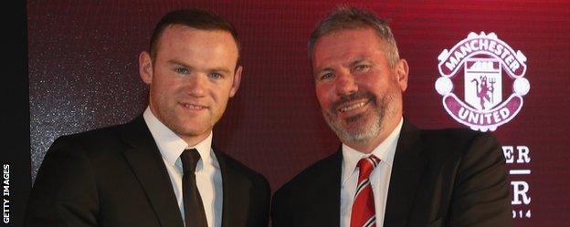 Wayne Rooney and Brian McClair