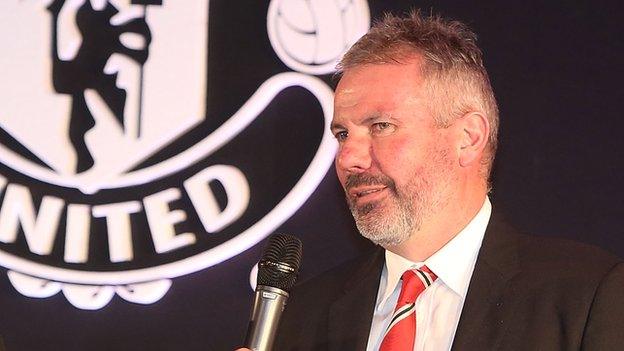 Manchester United youth academy director Brian McClair