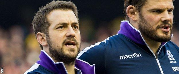 Scotland captain Greig Laidlaw and hooker Ross Ford